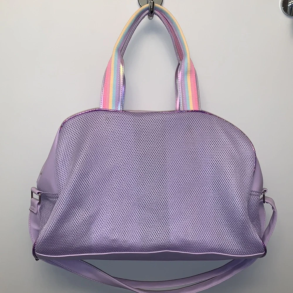 Girl's OMG Accessories Love Tie Dye‎ Duffle Bag - Purple